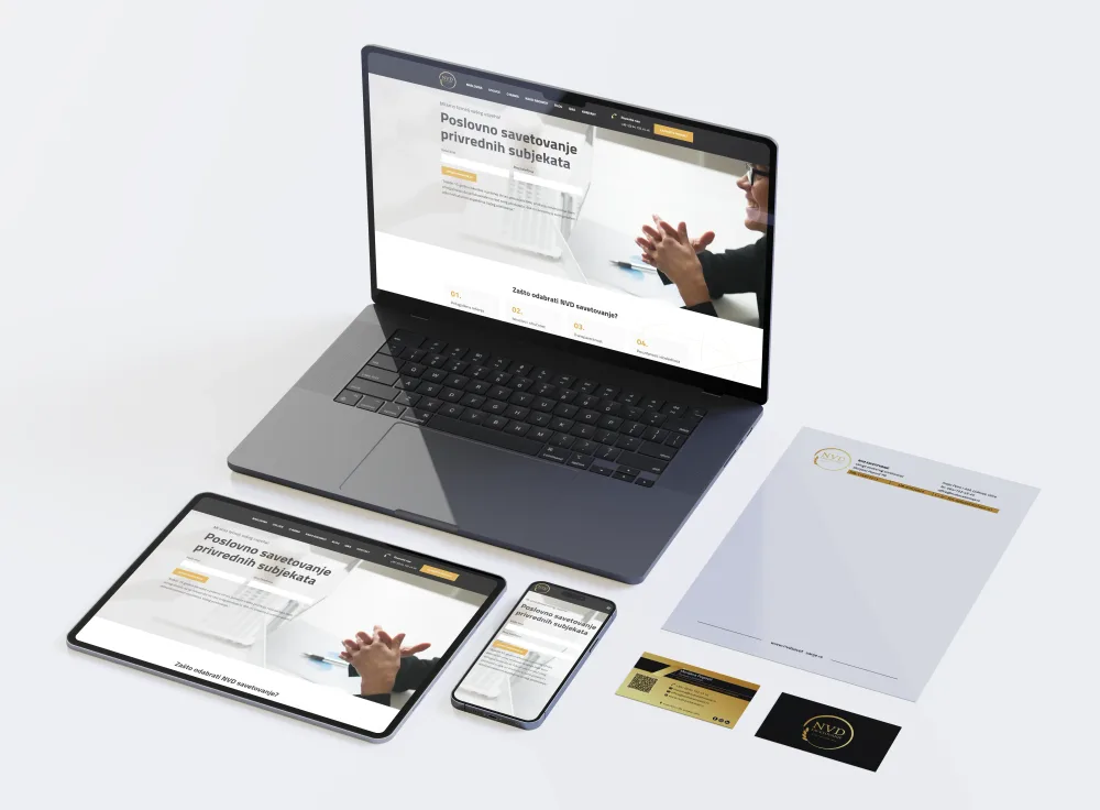 NVD Savetovanje — Web Sajt & Print